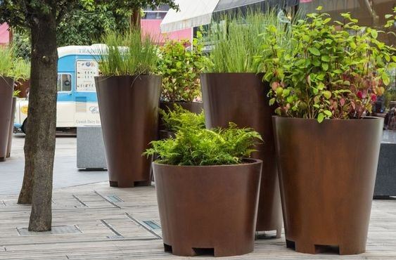 Corten Appearance Planters