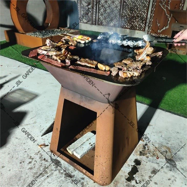 New Modern Barbecue Fire Pit