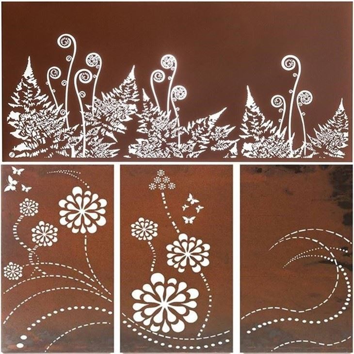 Corten Steel Decorative Panels