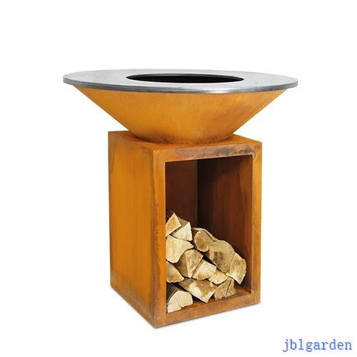EXCLUSIVE GARDEN GRILLS OUT OF CORTEN STEEL
