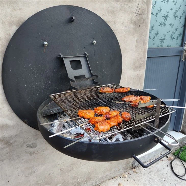 Volditud seina paigaldusgrill