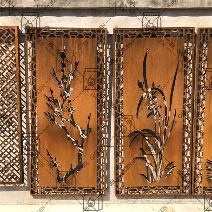 Metal Privacy Screen Design Complex