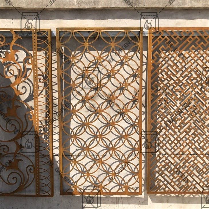 Morden Style Corten Steel Screens