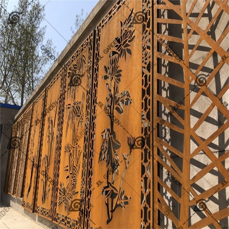 Outdoor Laser Cut Metal Panel
