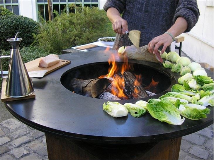 Plancha Grill Corten