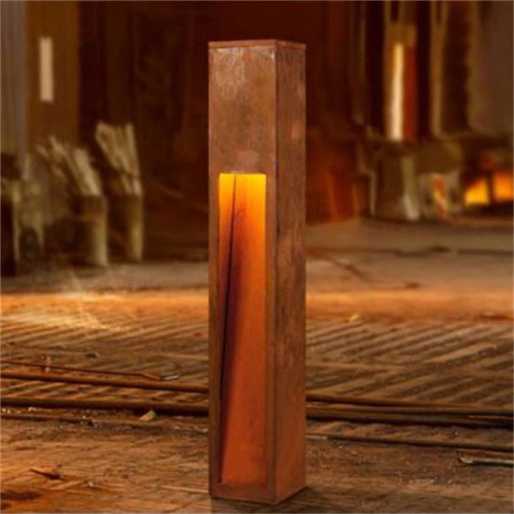 Rust Colour Bollard Lights