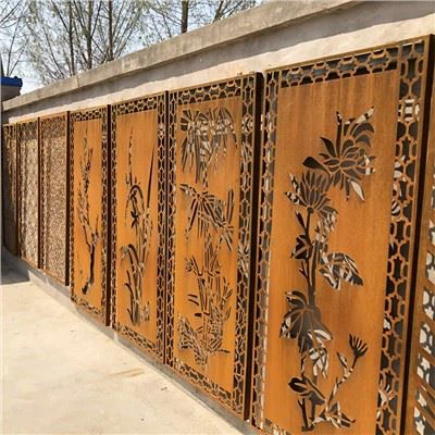 Corten Steel Screen/ Fence Panel