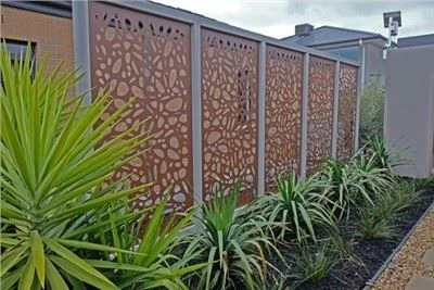 Laser lõigatud privaatsusekraani paneelid