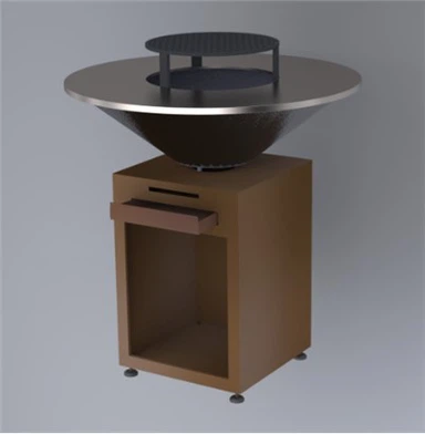 Terasest BBQ-grill