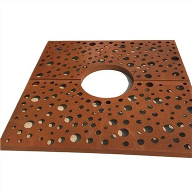 Tree Grate Rusty Metal