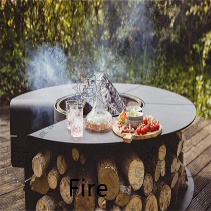 Square Fire Pit Table