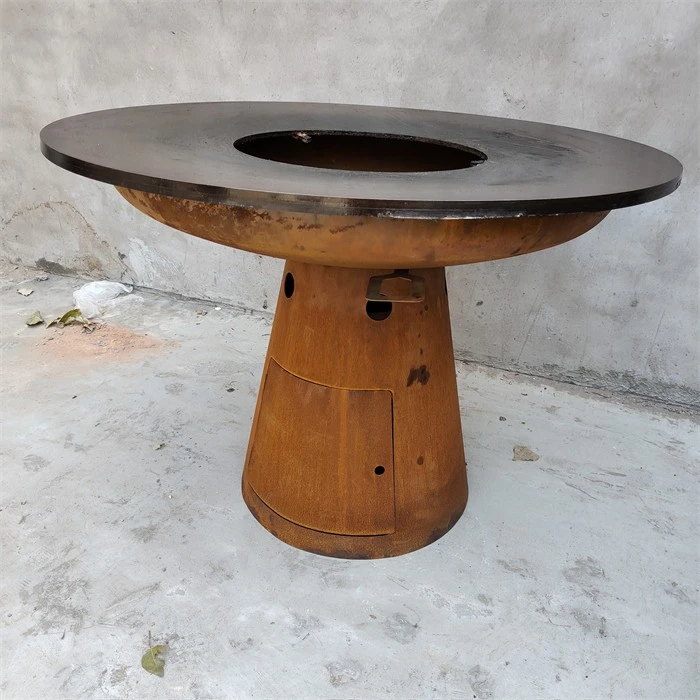 BBQ Grll Made Of Corten Steel