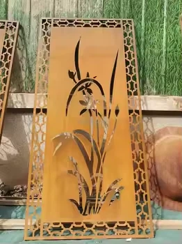 Cor Ten Garden Fence