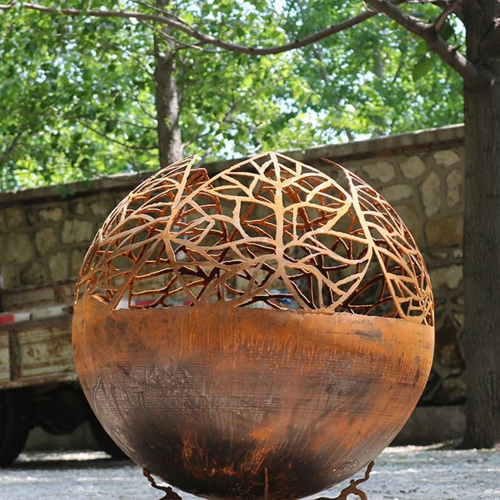 Decorative Spherical Fire Pit