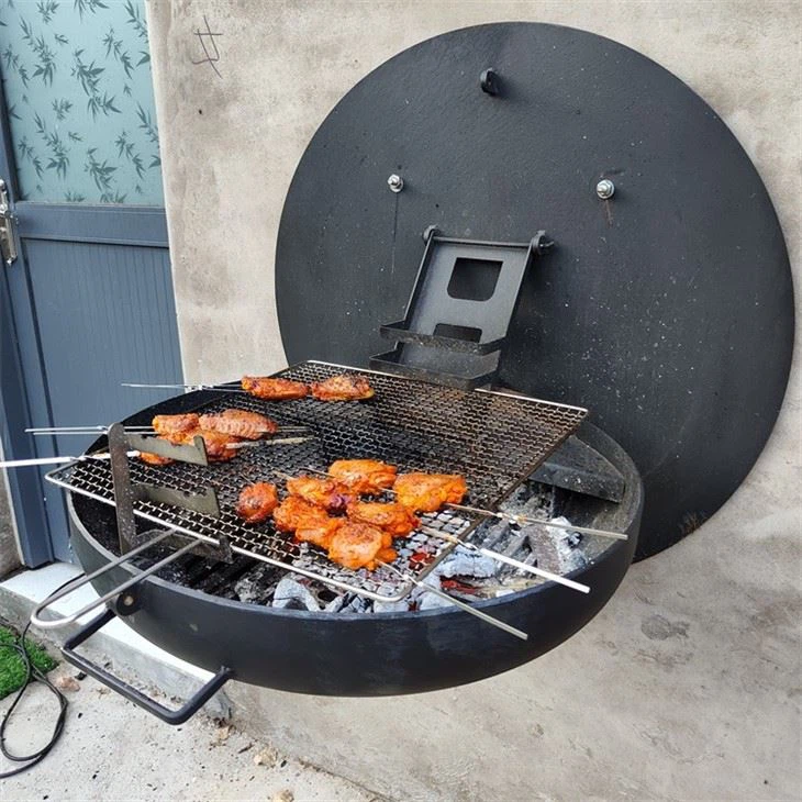 Seinale kinnitatav BBQ Grill