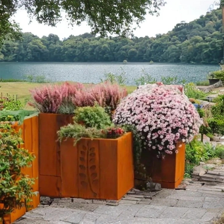JBL Corten Steel Planters Large