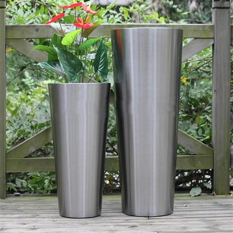 Stainless Steel Planters Stainless Steel Planters