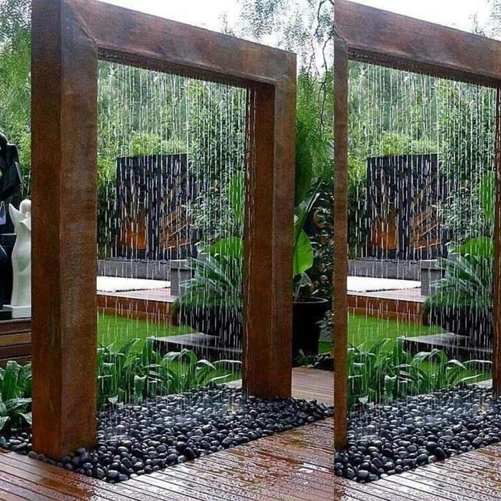 Outdoor Steel Water Fountains