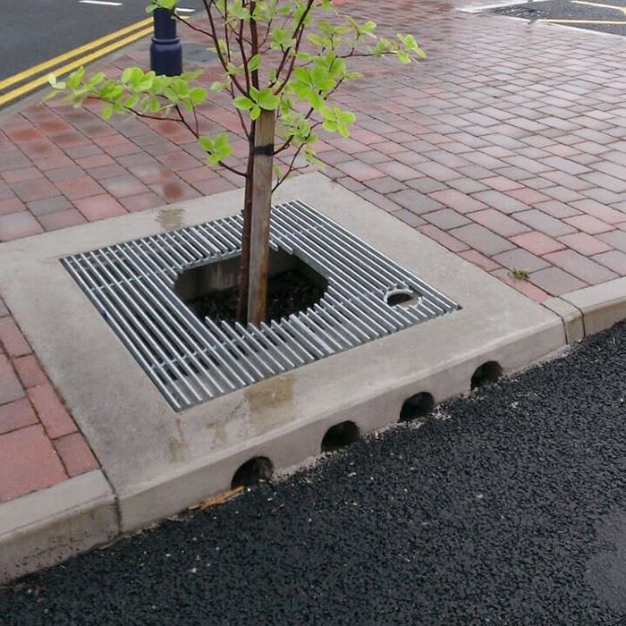 Patterned Corten Steel Tree Grate high quality