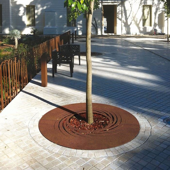 Plaza Weathering Steel Tree Grate best