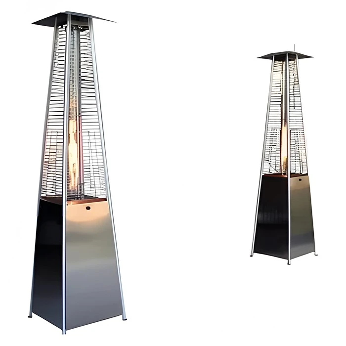 Portable And Efficient: Tower - Shaped Stainless Steel Heater Debuts
