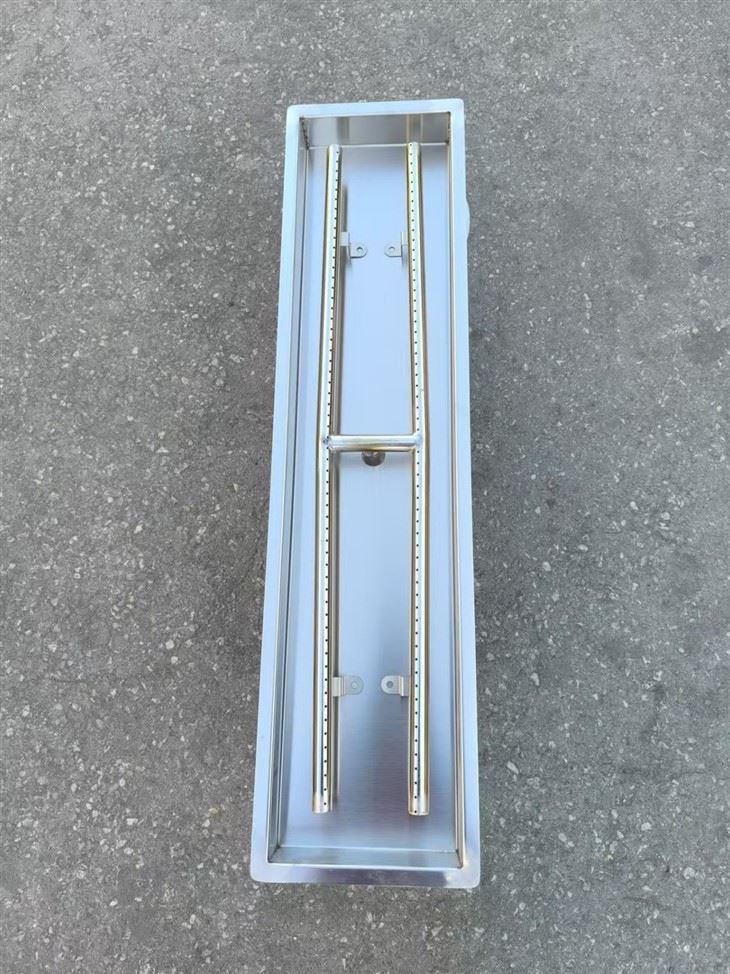 Rectangle Drop in Propane Fire Pit Burner System Kit