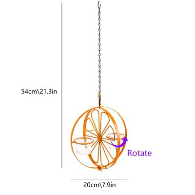 Apelsini tarretisega koolibri söötjad õues
