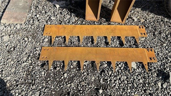 Weathering Steel Landscape Edging