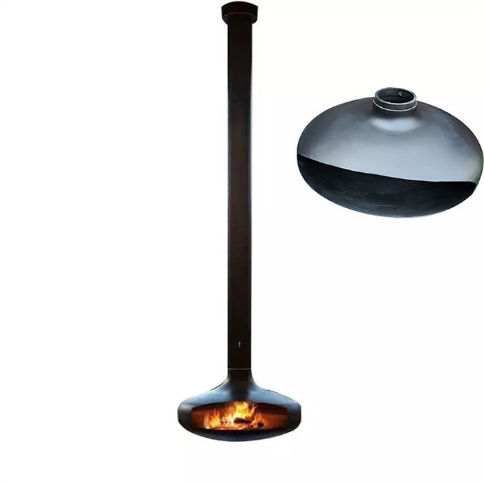 Wood Charcoal Suspended Fireplaces high quality