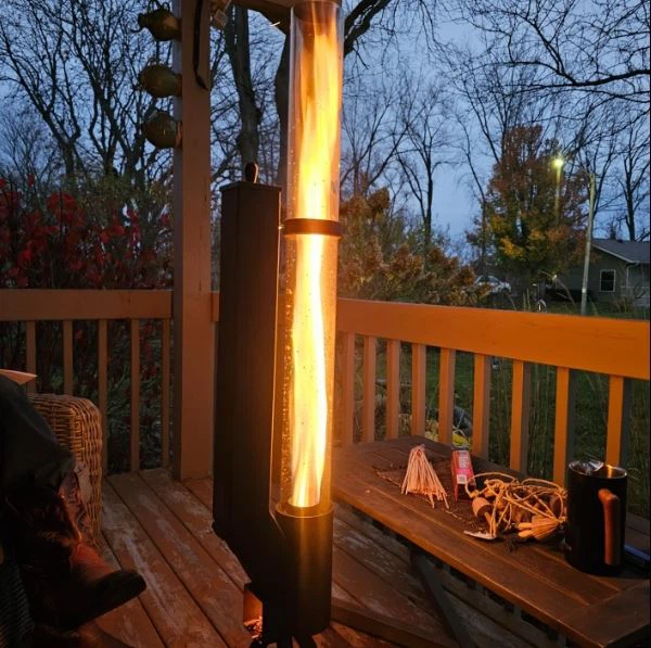 Puidupelletist terrassi rakettpliit